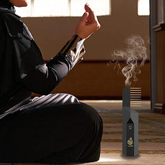 Bakhoor Burner Portable Incense Burning Bukhoor Arabic Electric USB Power Charge Muslim Ramadan Incense Holder for Hair & Clothes