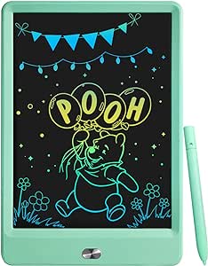 Toddler Travel Games Doodle Board, 8.5inch LCD Writing Tablet Colorful Drawing Pad, Kids Doodle Pad Homeschool Gifts Toys for Girls Boys