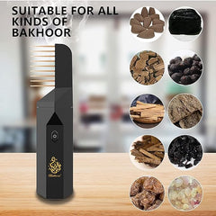Bakhoor Burner Portable Incense Burning Bukhoor Arabic Electric USB Power Charge Muslim Ramadan Incense Holder for Hair & Clothes