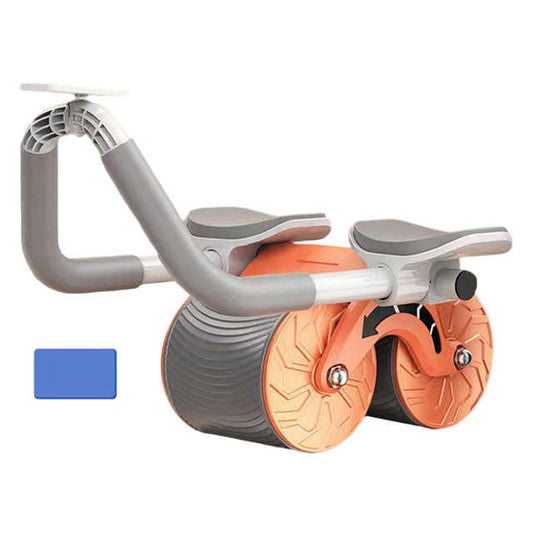 Automatic Rebound Abs Wheel Roller Home Gym Elbow Support and Timer