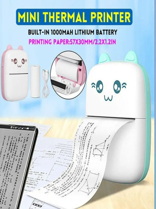 Portable Mini Pocket Printer Bluetooth Thermal Printer