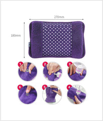 Electric Hot Water Bag Rechargeable Heating Pad Pillow for Neck Massage Muscle Pain