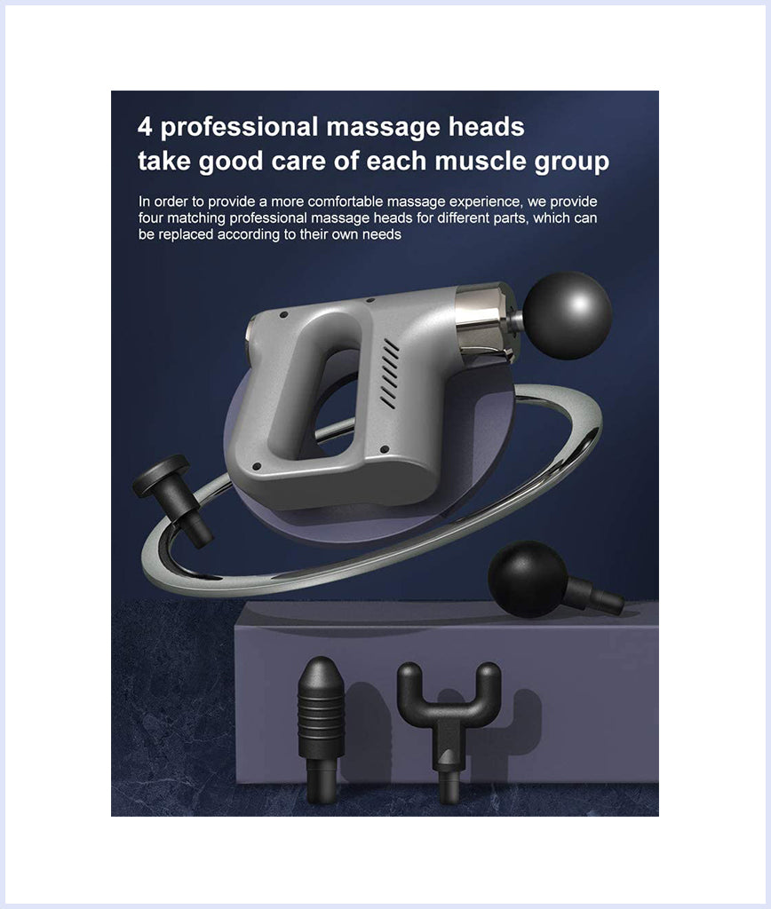 Muscle Massage Gun Body Massager Rechargeable Cordless Deep Tissue Vibration