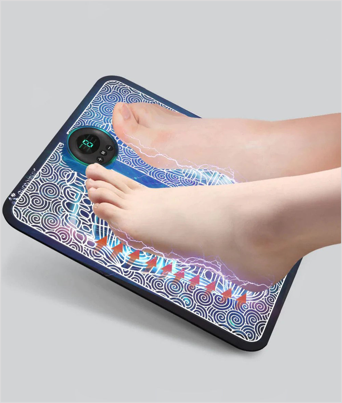 Foot Massager,ShowTop EMS USB Rechargeable Folding Portable Electric Massage Mat,Electronic Muscle Stimulatior Feet Massage Promoting Blood Circulation Muscle Pain Relief