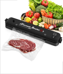 Vacuum Food Sealer Machine for Preservation, Dry & Moist Food Modes, Easy to Clean, Portable Household Tool with 10 Vacuum Sealer Bags