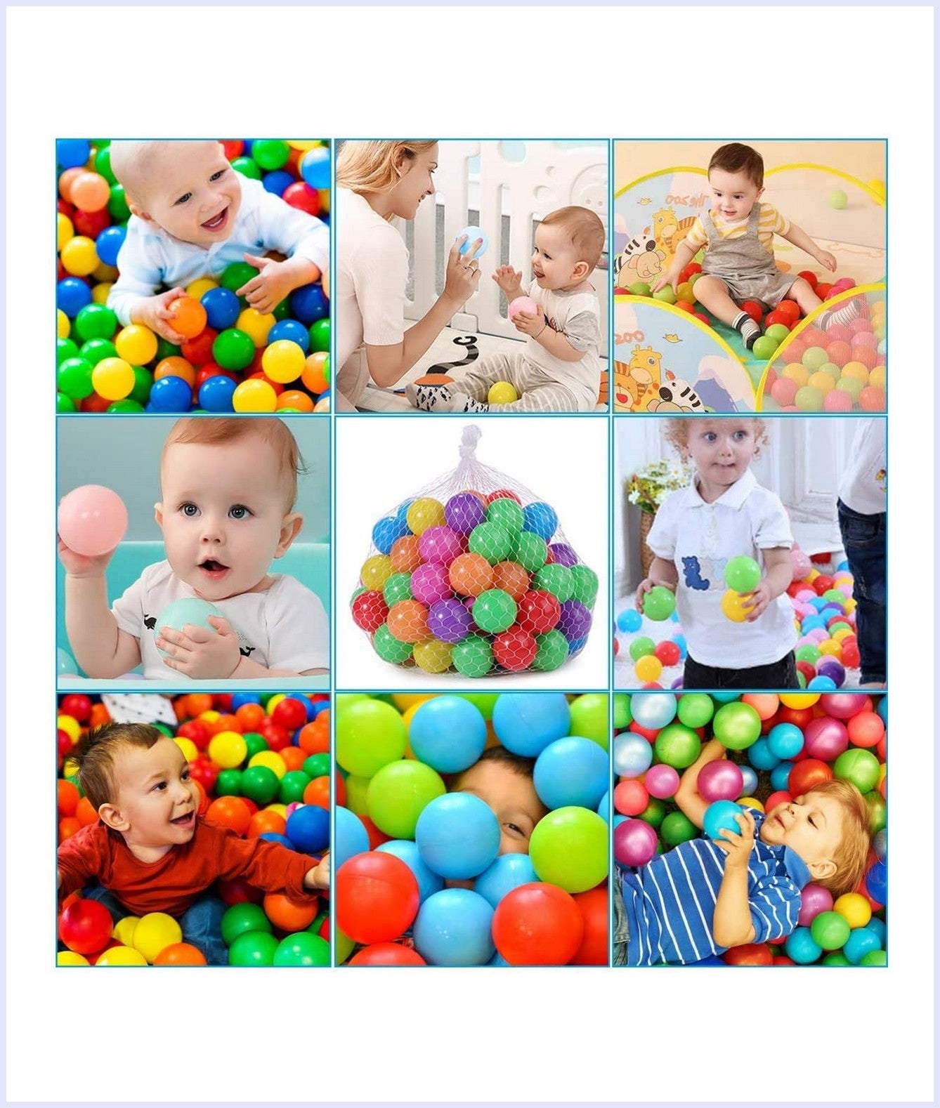 Soft Plastic Kids Play Ball,Ocean Ball,Colorful Ball Fun Ball Kids